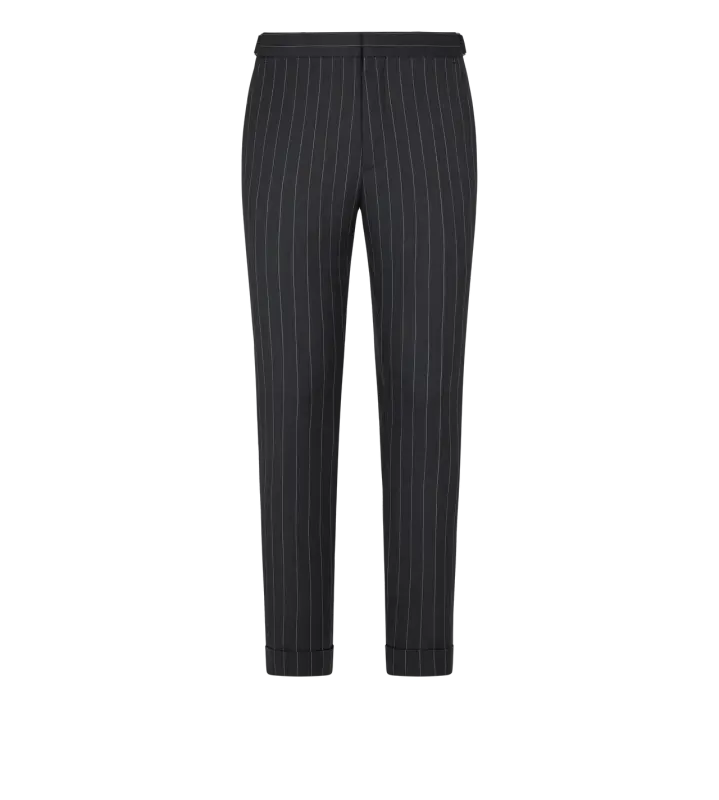 SHARP STRIPE DYLLAN TROUSER DARK GREY online